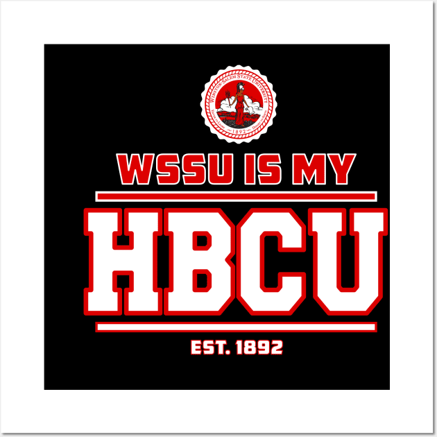 Winston Salem State 1892 University Apparel Wall Art by HBCU Classic Apparel Co